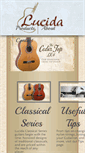 Mobile Screenshot of lucidaguitars.com